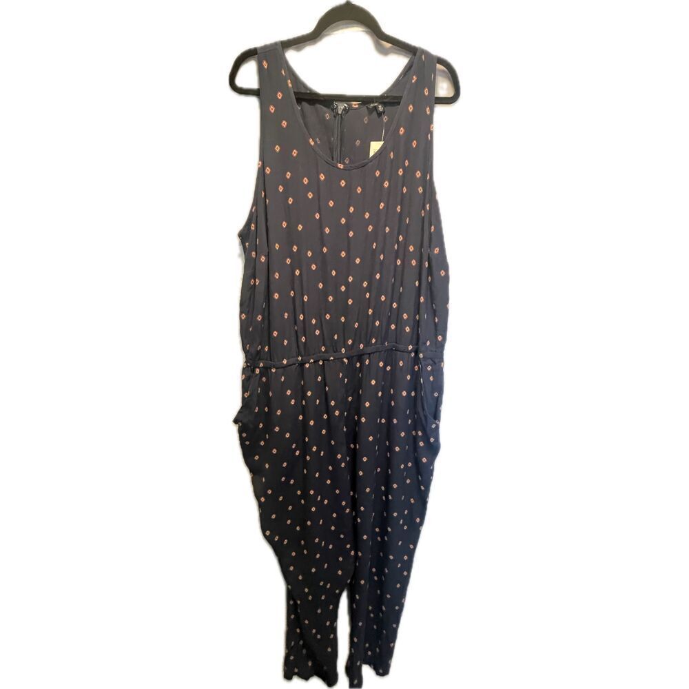 NWT Lucky Brand Blue Romper Women’s Plus Size 3XL
